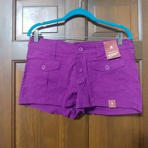 Purple shorts
